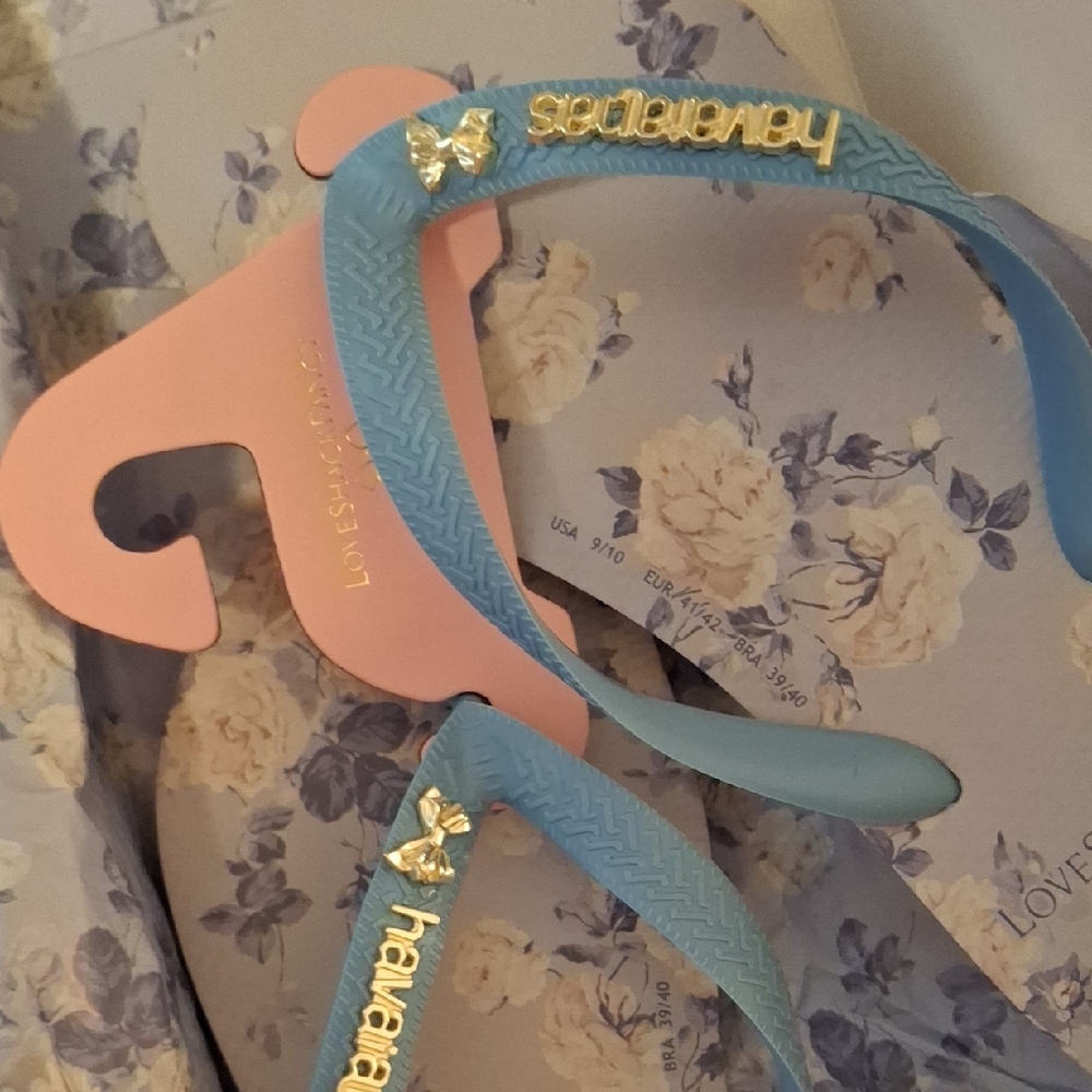 LoveShackFancy x Havaianas  Flip Flops NWT - Picture 4 of 7